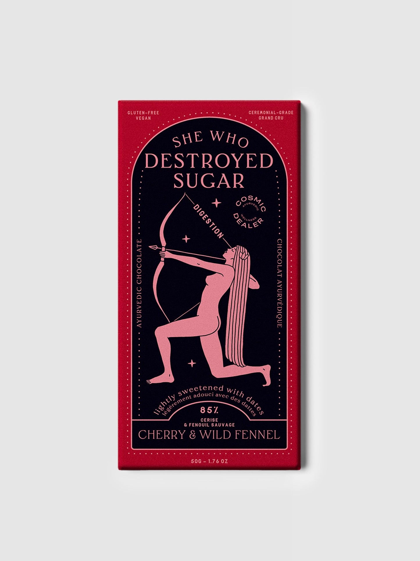 Chocolat Noir 85% Cerise & Fenouil Sauvage