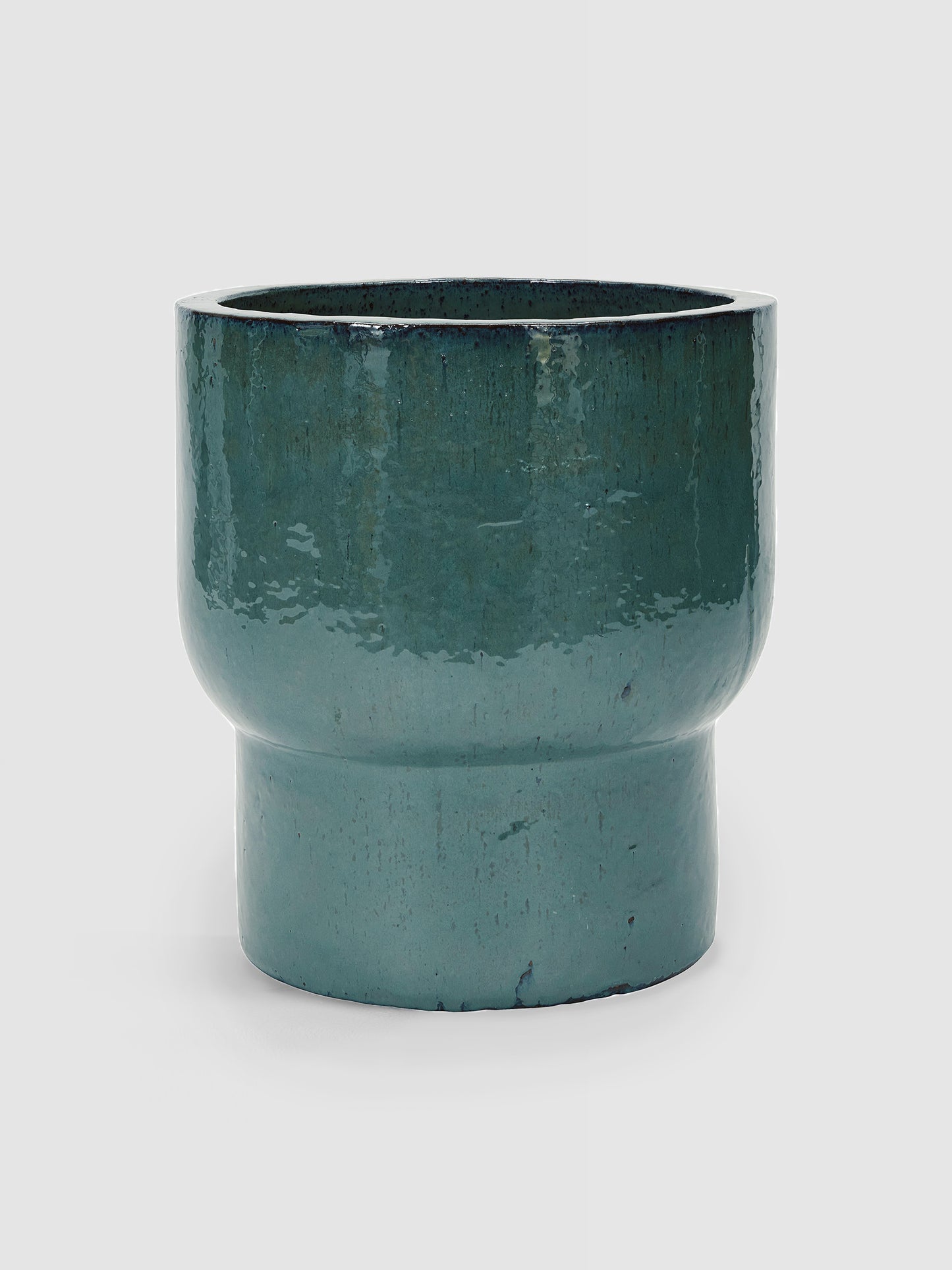 Très grand pot en faïence