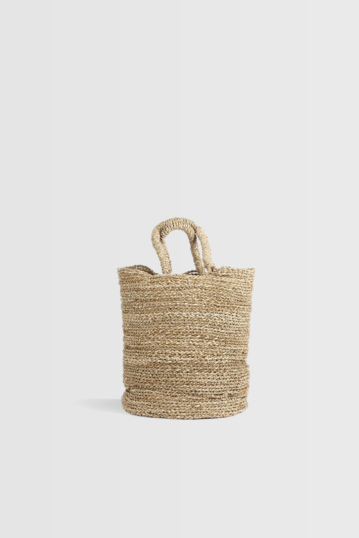 Cache-pot en jonc de mer