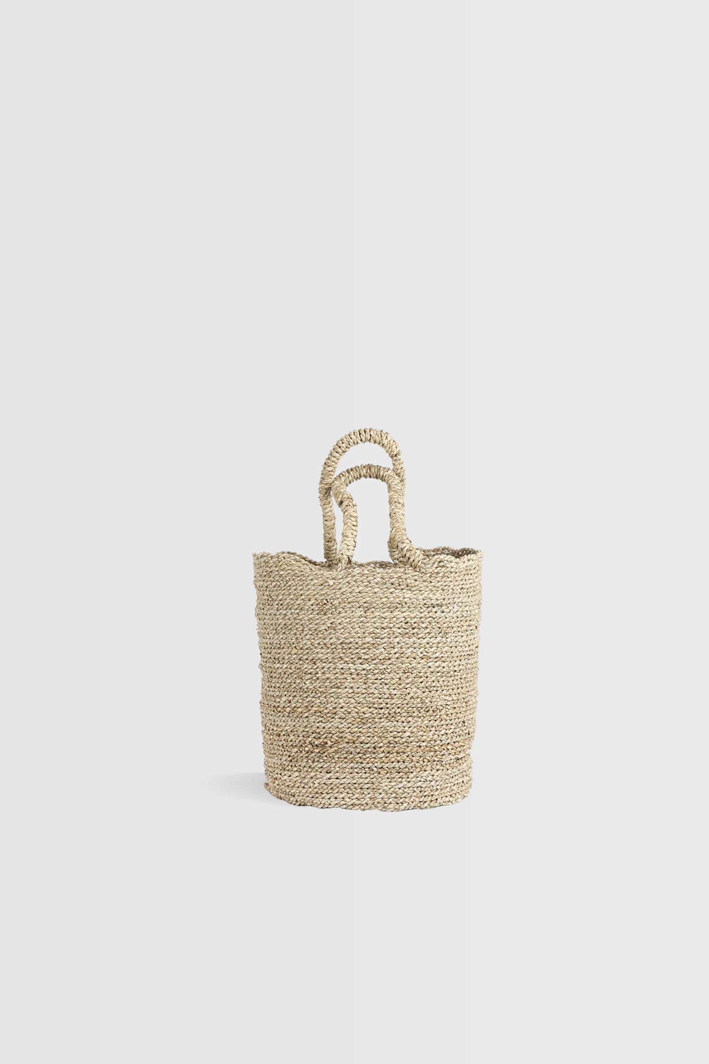 Cache-pot en jonc de mer