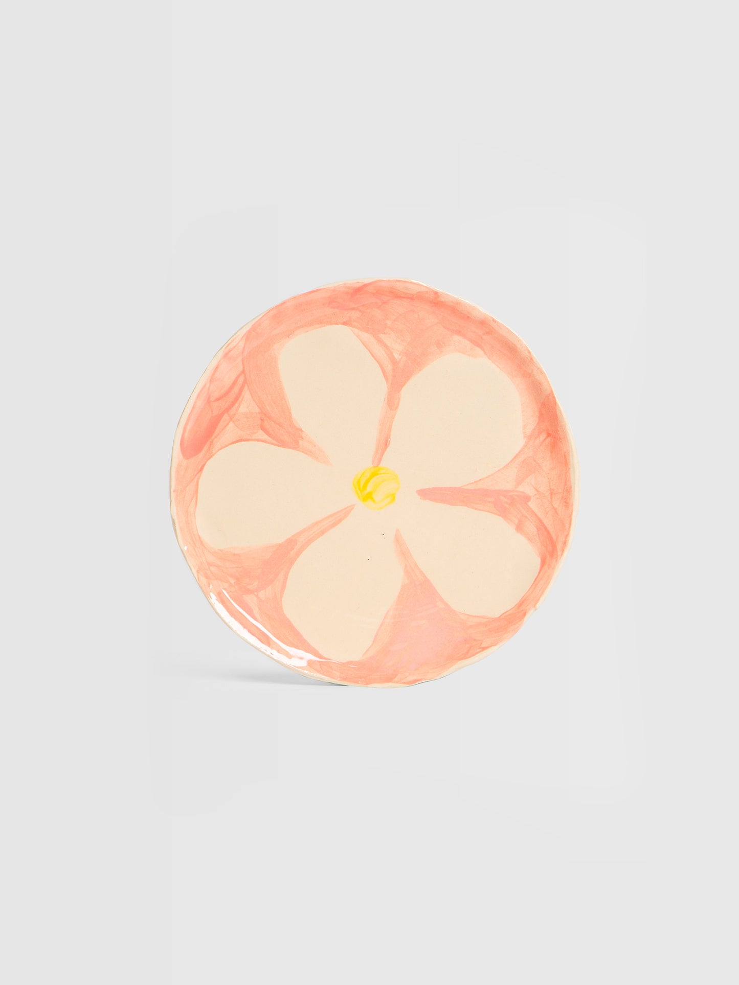 Assiette à dessert La fleur