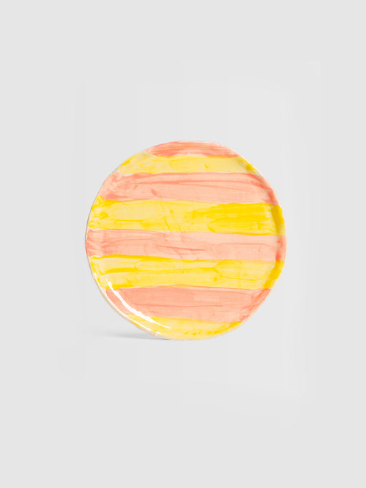 Assiette à dessert La rayée