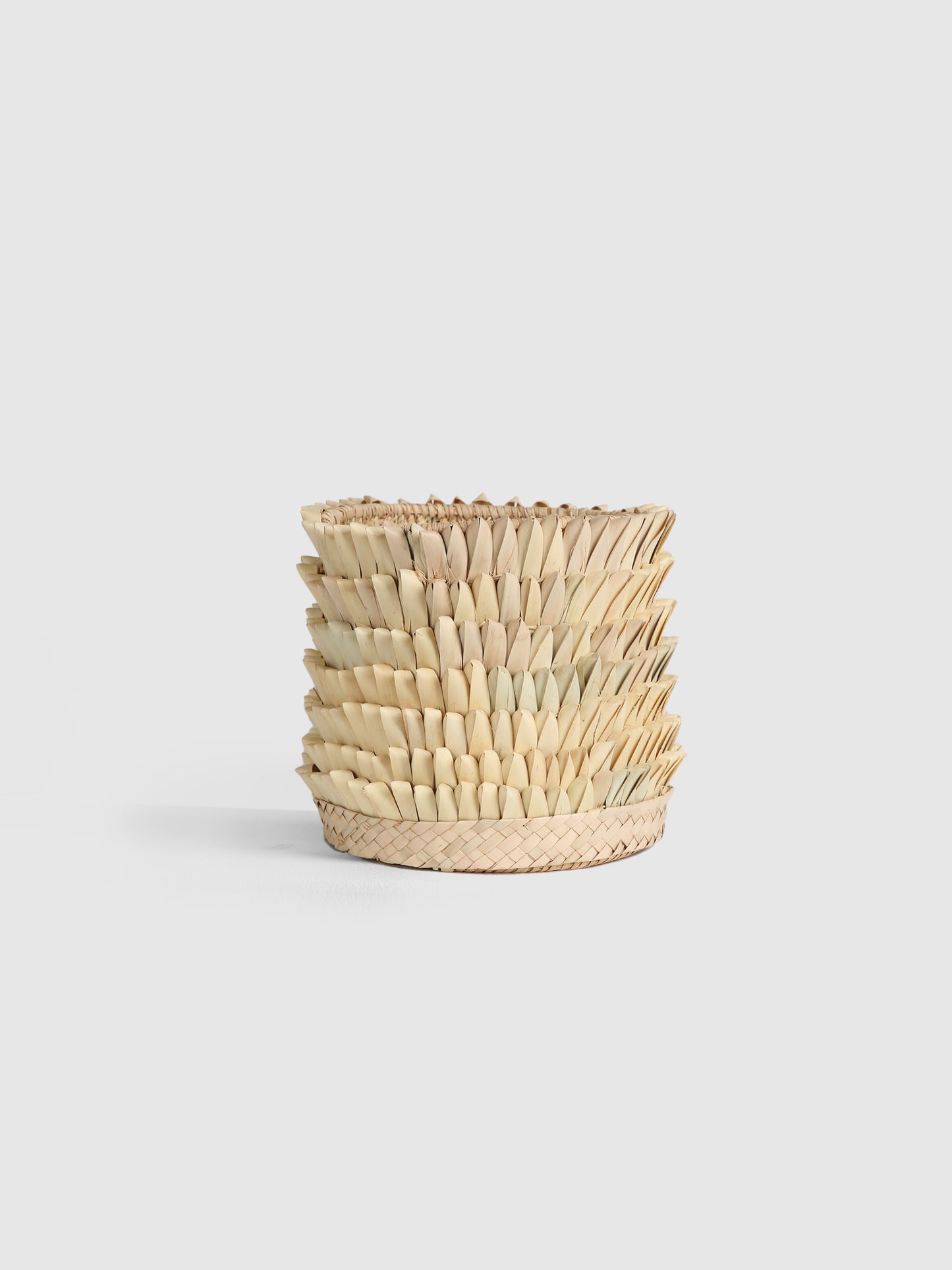 Cache-pot PORCUPINE en natte tressée