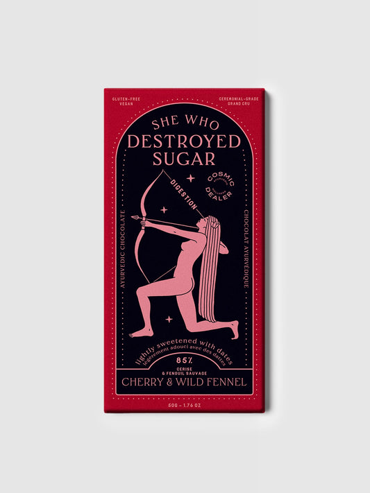 Chocolat Noir 85% Cerise & Fenouil Sauvage