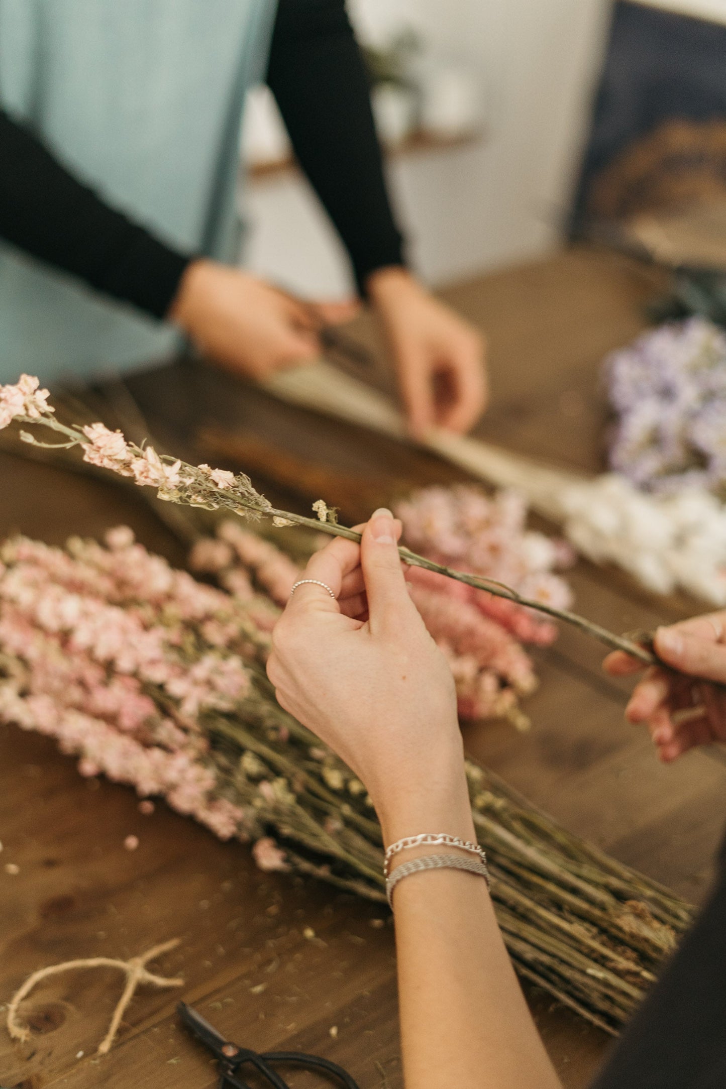 Atelier fleurs séchées (Paris 2°)