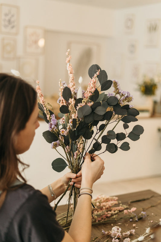 Atelier fleurs séchées (Paris 2°)