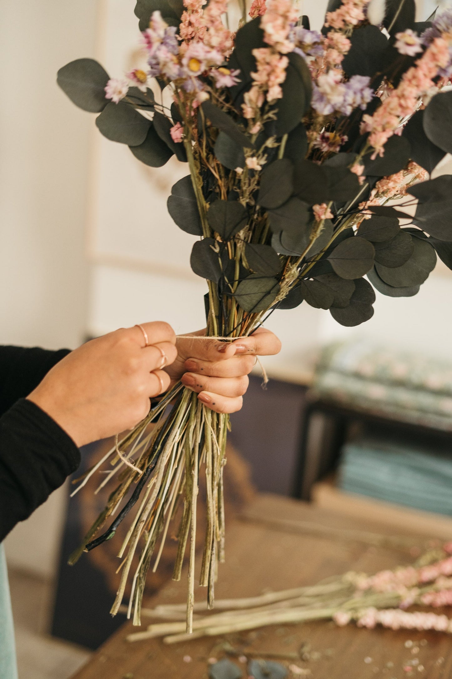 Atelier fleurs séchées (Paris 2°)